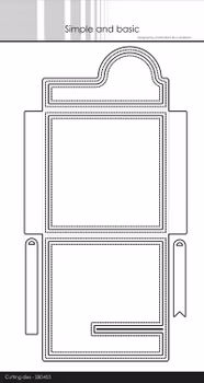 Simple and Basic die "10x10 Envelope w/Snap Closure"