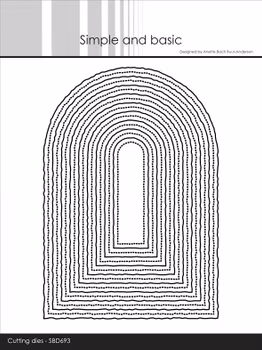 Simple and Basic dies "Arch - old paper"