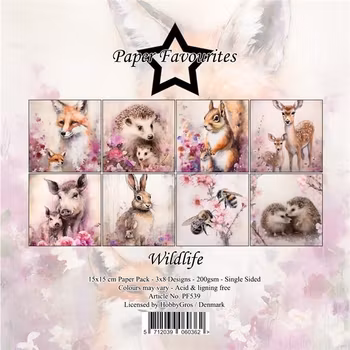 Paper Favourites - Wildlife Paperpack 6' x 6'