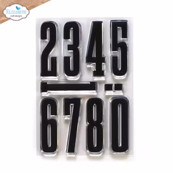 Elizabeth Craft Designs Clearstamp - Long & Tall Numbers