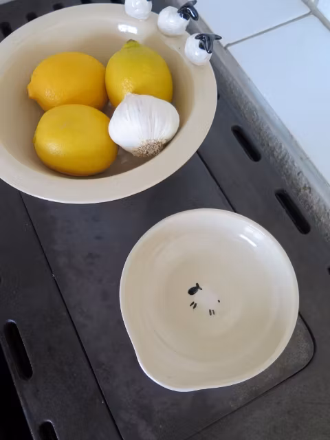 Slevfat, naturvit SLUTSÅLD