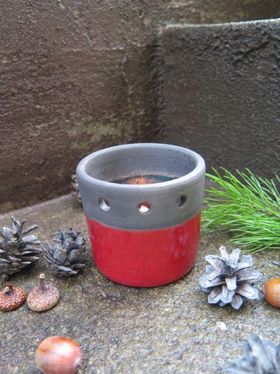 Ljuslykta i raku