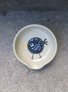 Vitlöksrivare, koltrast