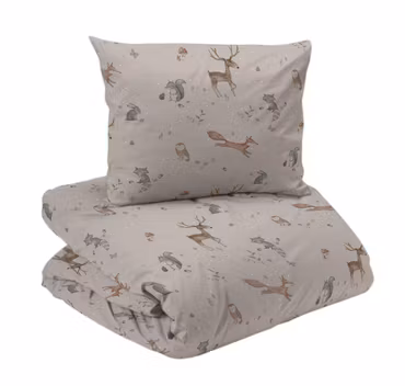 Stampe Beige Bäddset Enkeltäcke 150x210 Redlunds