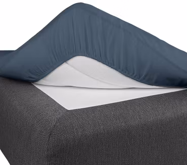 Dra på lakan Marinblå Borganäs of Sweden