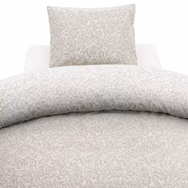 Garden Greige Bäddset  Borganäs of Sweden Enkeltäcke 150x210