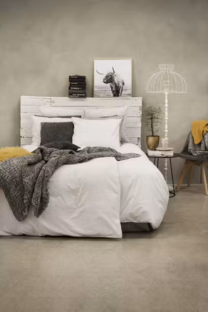 Washed Vit Bäddset Borganäs of Sweden Dubbeltäcke 220x210