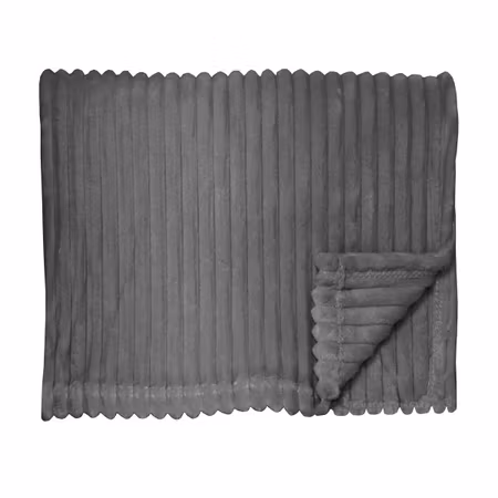 Baloo pläd 130x170 mörkgrå Redlunds