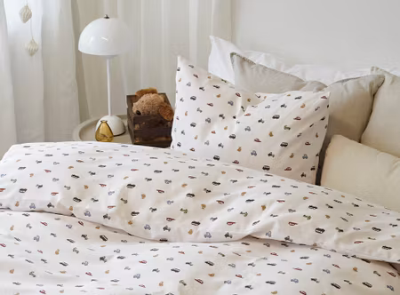 Bäddset John Beige  Borganäs of Sweden Enkeltäcke 150x210