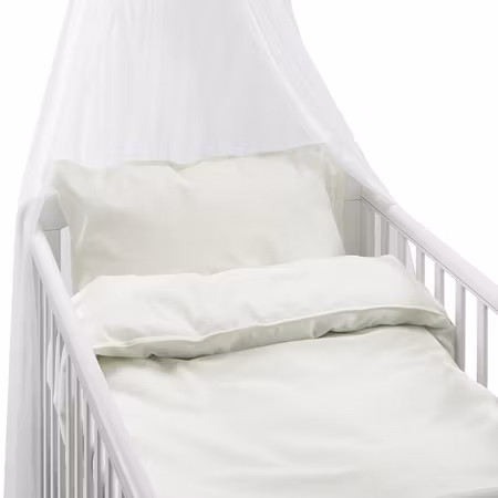 Bäddset  Humble Vit Spjälsäng 100x130 Borganäs of Sweden