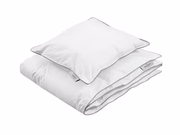 Lyxfiber Kudde 28x35 cm + Täcke 70x80 cm för Barnvagn  Borganäs of sweden