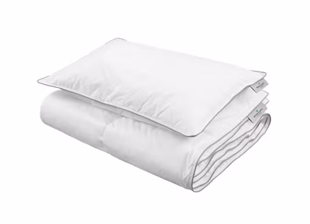 Lyxfiber Kudde +Täcke 100x130 cm Spjälsäng Borganäs of Sweden