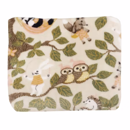 Skogsliv Pläd Beige 130x150 Redlunds