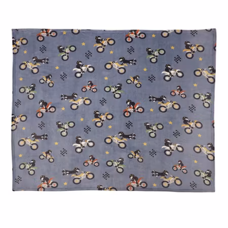 Bikes Pläd 130x170 Denim Redlunds