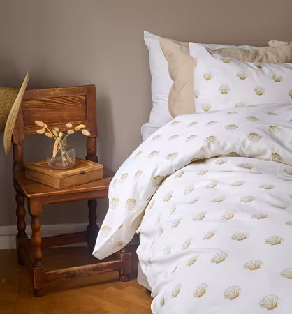 Havsbris Gul Bäddset Borganäs of Sweden Enkeltäcke 150x210