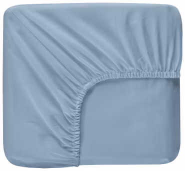 Dra på lakan Ljusblå 180x200