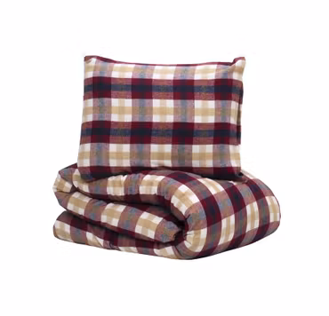 Bäddset  Hedekas Röd Flanell 150x210 Lord Nelson