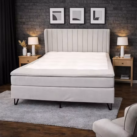 Kontinentalsäng Royal Smålandsbädden Paketpris med gavel. Medium+Fast