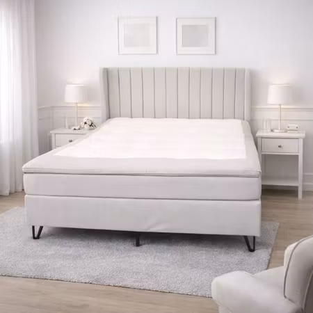 Kontinentalsäng Royal Smålandsbädden Paketpris med gavel. Medium+Fast