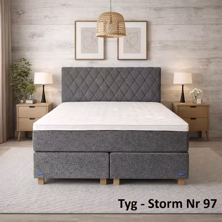 Kontinentalsäng Elvira Queen Royal - Paketpris för allt ! Smålandsbädden