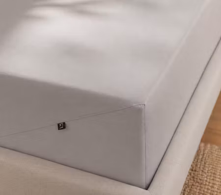 Kuvertlakan Percale Ljusgrå Kosta Linnewäfveri