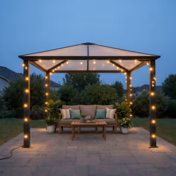 LY Sweden Premium Pavilion String light – for 3x3 & 3x4 m pavilions – E27 bulbs included