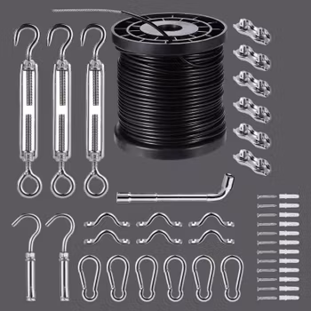 Hanging Kit for LY Sweden Premium String Lights round cabel