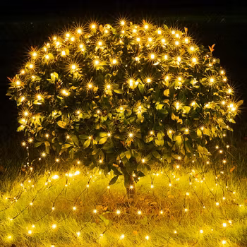 Premium Outdoor Net Lights 2 x 1 m – Extendable – Dimmable – Waterproof – 2200K