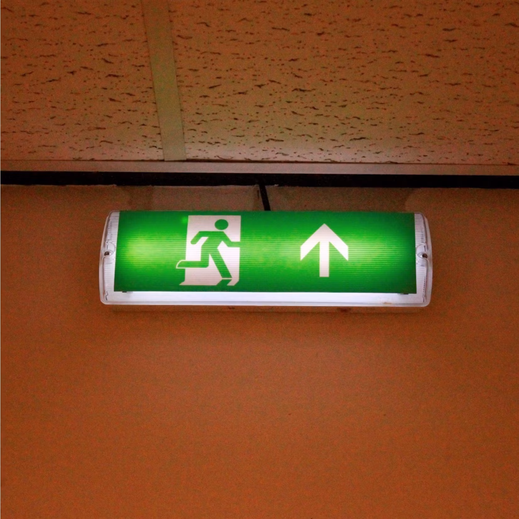 Emergency lighting 6 watt surface-mounted emergency light fixture