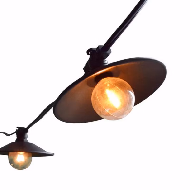 Aluminum Lampshade for string lights