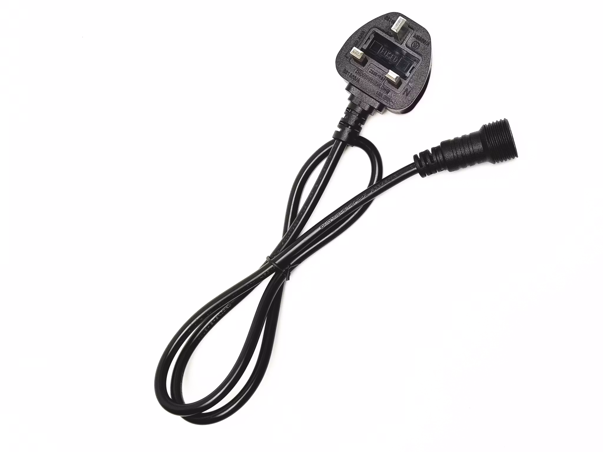 Extra Extension Cable with UK Plug – For LY Sweden Premium Round-Cable String Lights (5m)