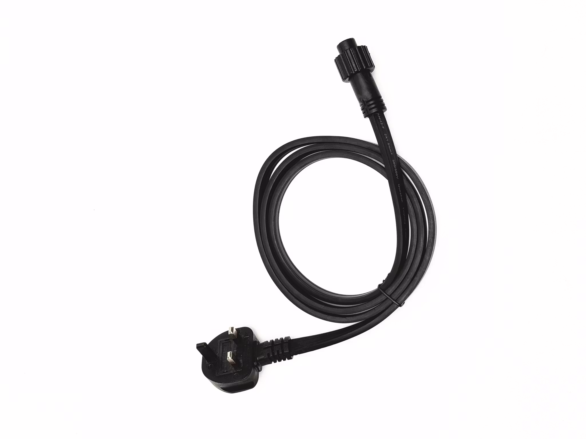 Extra Extension Cable with UK Plug – For LY Sweden Premium Flat-Cable String Lights (5m)