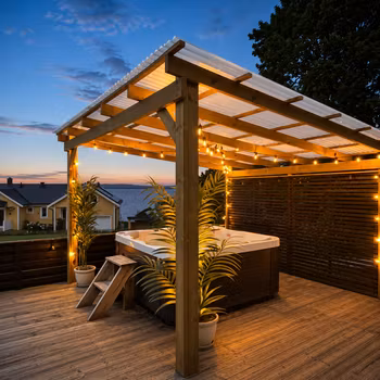 LY Sweden Premium Pavilion String light – for 3x3 & 3x4 m pavilions – E27 bulbs included