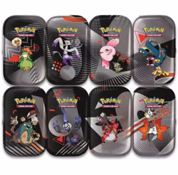 Pokemon Black Bolt/White Flare Mini tin Display