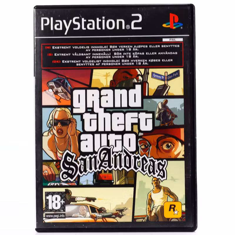 PS2: Grand Theft Auto San Andreas
