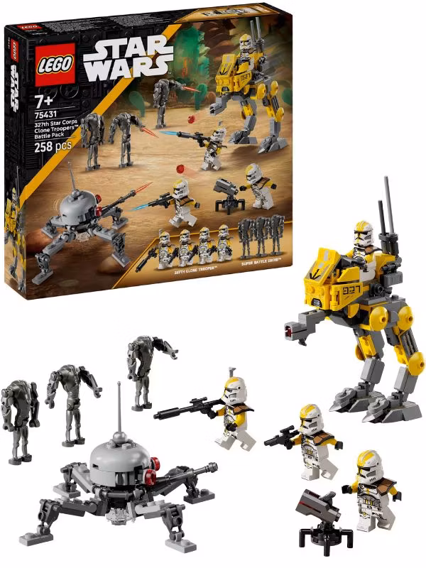 LEGO Star Wars 75431 - Stridspakke med Klonesoldater fra 327 Stjernekorps
