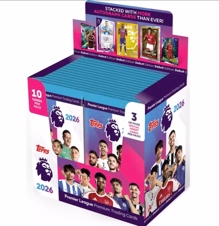 Topps Premier League Cards 2026 Booster Box