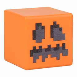 Minecraft Stress Block - Jack O'lantern
