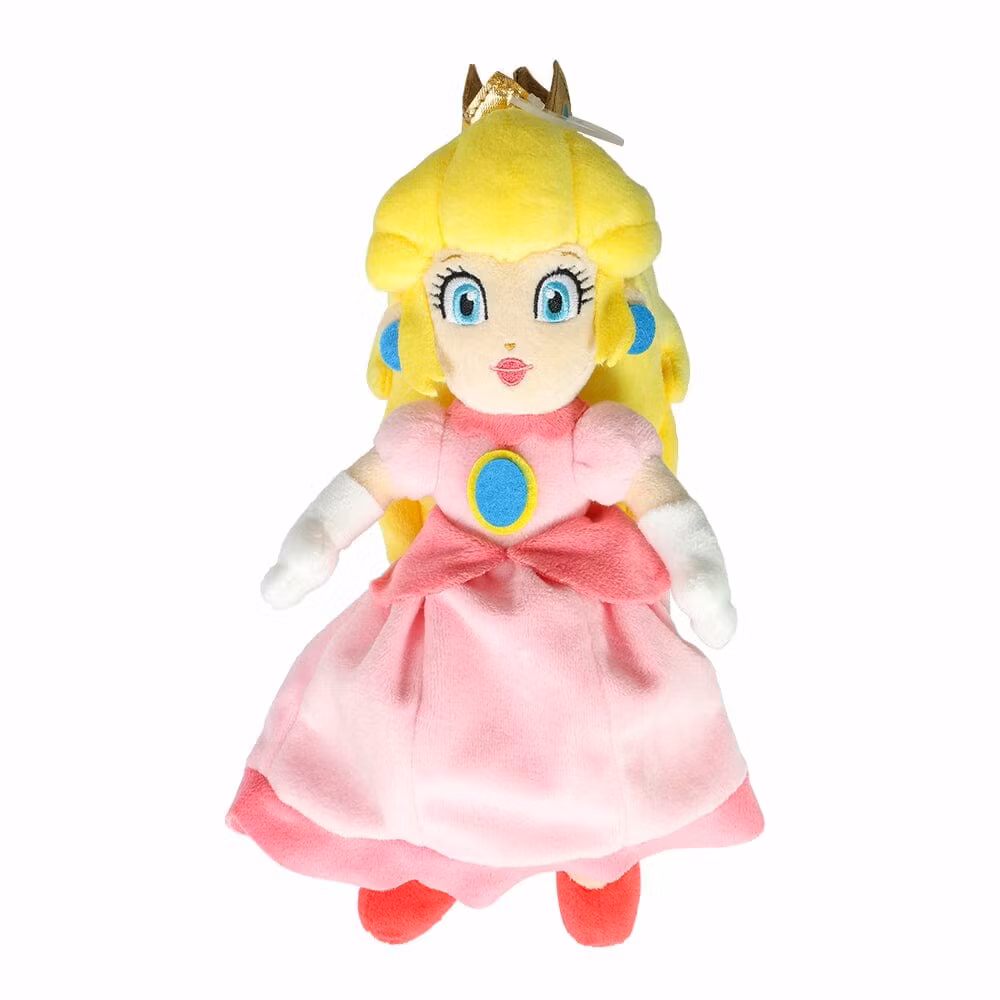 Super Mario - Princess Peach Bamse 26 cm
