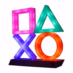 Playstation - Lampe med Ikoner i Farger