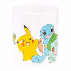 Kopp med Pokemon figurer