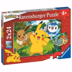 Pokemon Puslespill 24 Brikker 2 pack - Ravensburger