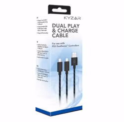 Kyzar Dual Play and Charge Kabel - Ps5