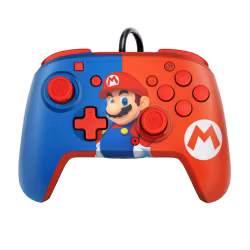 Pdp Faceoff deluxe Nintendo Kontroller med Mario