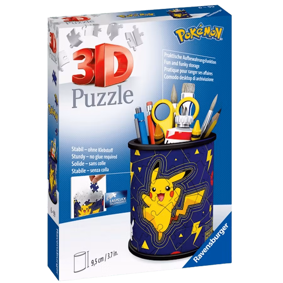 3D Puslespill Pokemon Pennestativ 57 Brikker  - Ravensburger