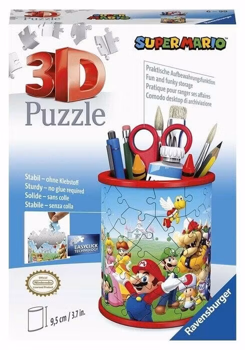 Super Mario 3D Puslespill Pennestativ 54 Brikker - Ravensburger