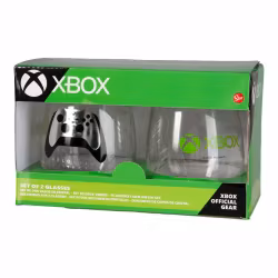 Glass 2 pakning med Xbox motiv