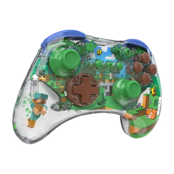 PDP REALMz Trådløs Håndkontroll - Minecraft Forest Biome