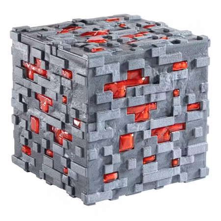 Minecraft Redstone Ore - Rød Glødesteinlampe