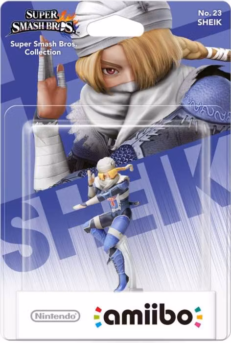 Amiibo - Sheik No.23 Super Smash Bros